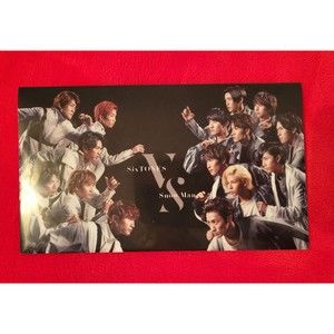 Six Tones Vs Snow Man JPOP Envelope 8 x 4.75 Inches 7-11 US Seller